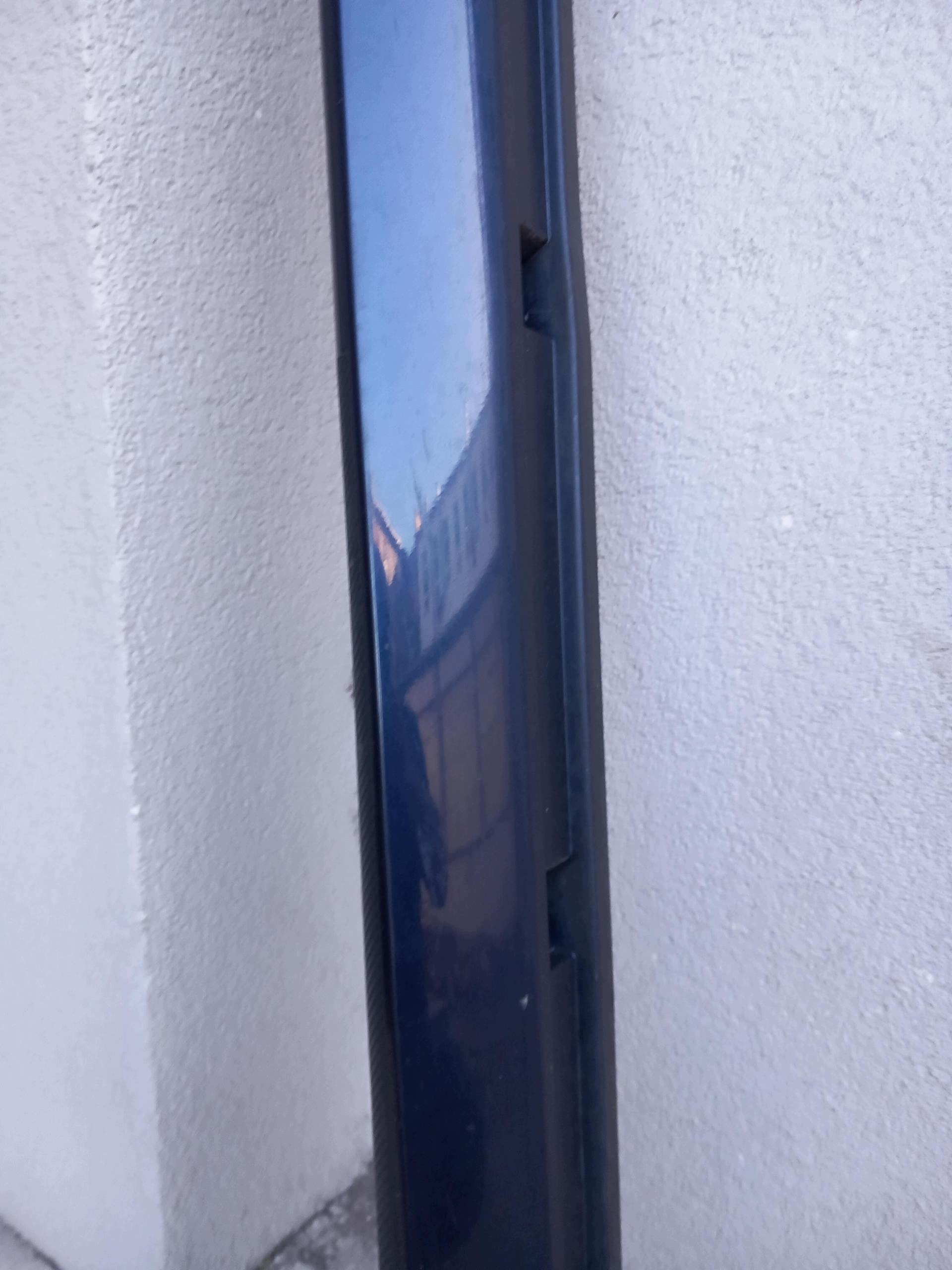 VW PASSAT B7 KOMBI cap threshold moulding threshold left LH5X blue OEM