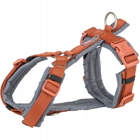 Levně Prémiový trekking, postroj, pro psa, rezavý/grafit, Xs–s: 32–38 cm/13 mm