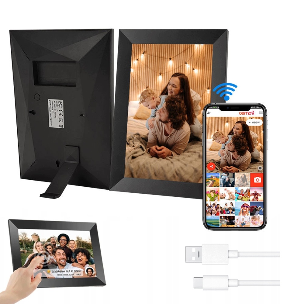 Digitální Rámeček Wifi Digitální Rámeček Na Fotografie Usb Konektor