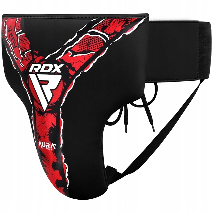 Groin Guard New Aura F17 Black Red-xl