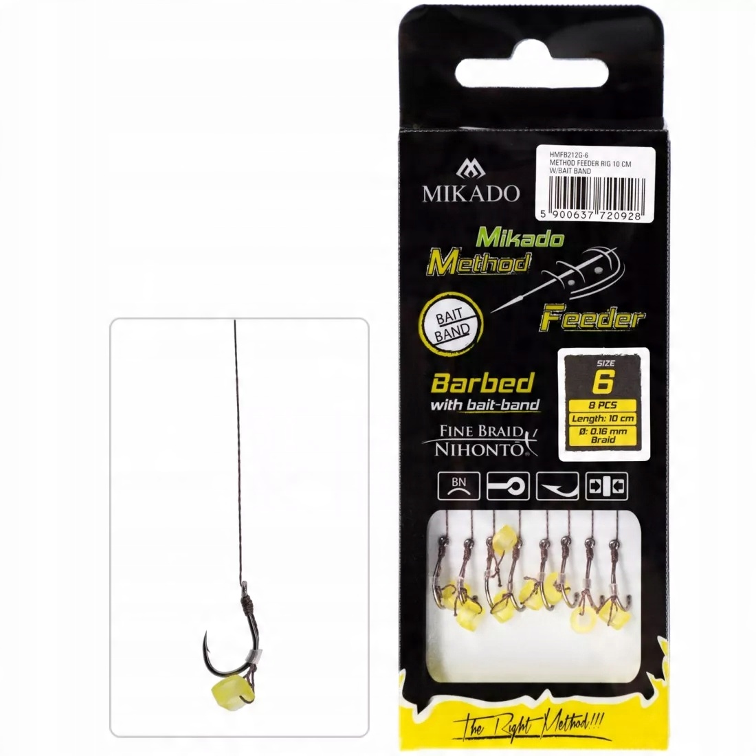 

Przypon Mikado Method Feeder Z Gumką R8