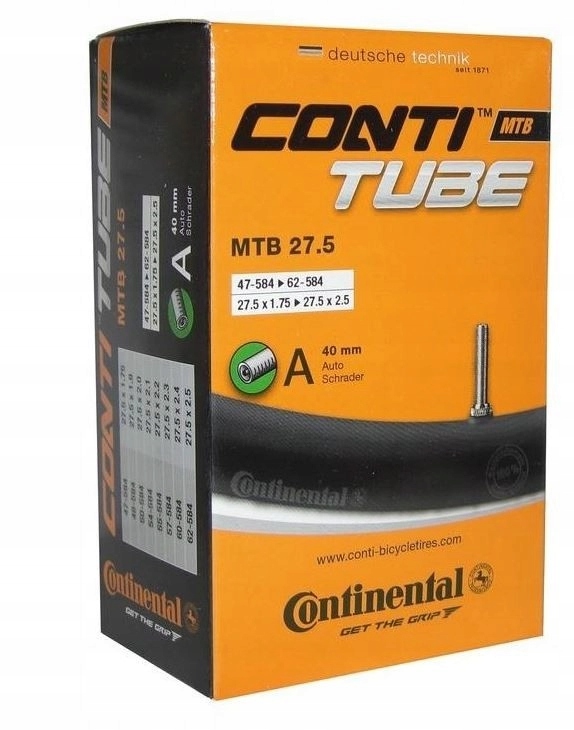 

Dętka Continental 27,5x1,75/2,40 Mtb Av 40mm