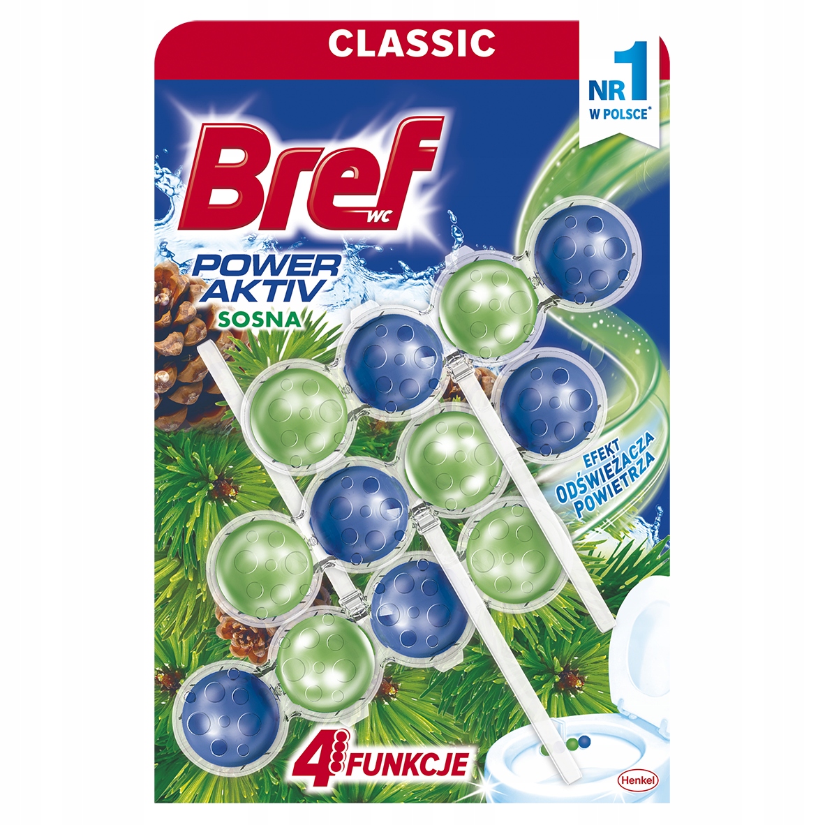 

Bref Power Active Zawieszka Wc Sosonowy Las 3x50g