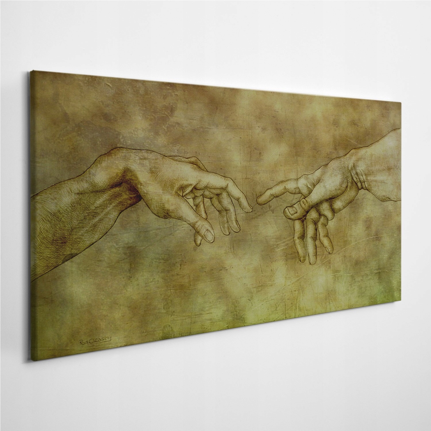 

Fotoobraz na ścianę Adam i Bóg Michał Anioł 120x60