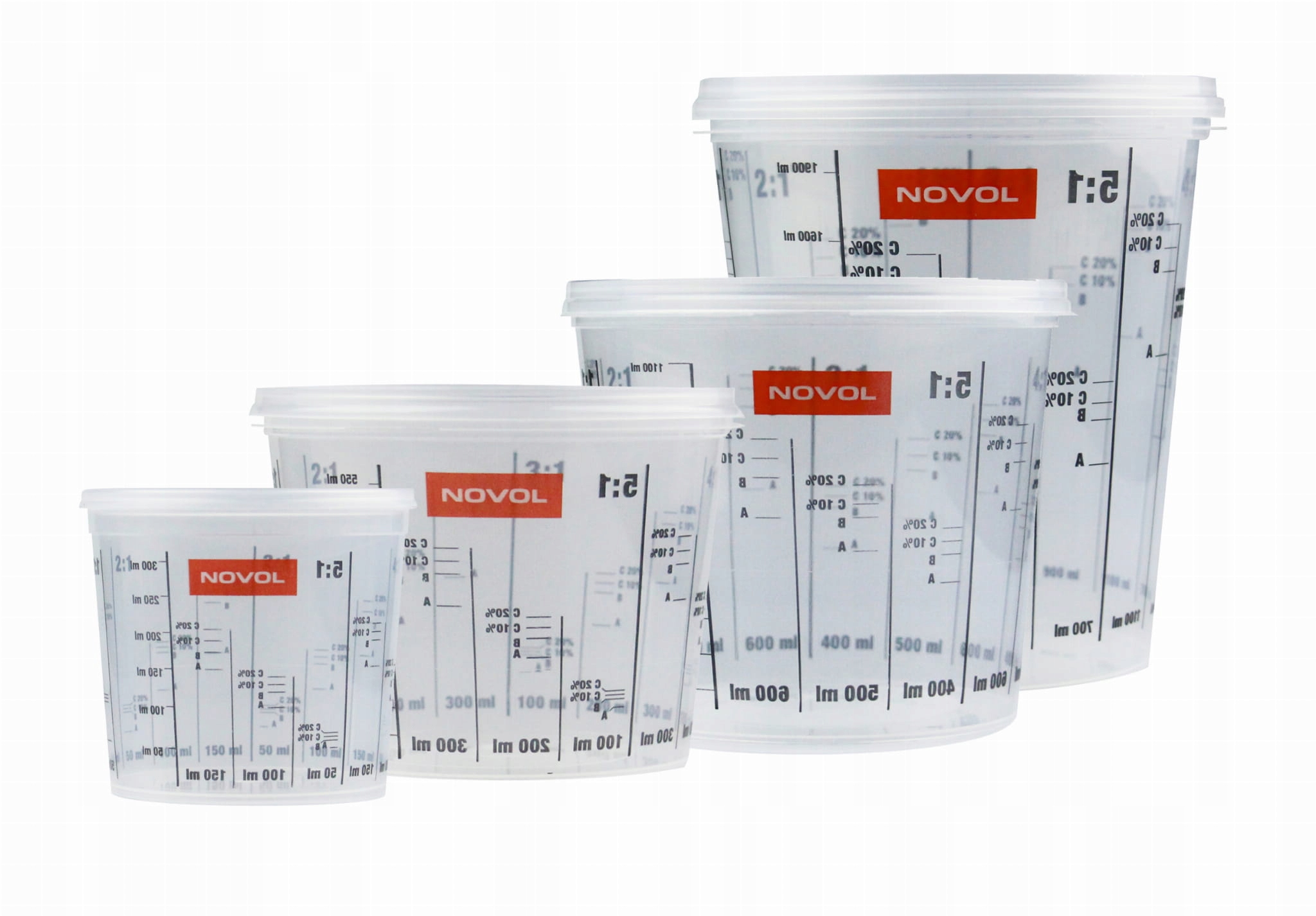 Kubek lakierniczy z podziałką Novol 1,4l