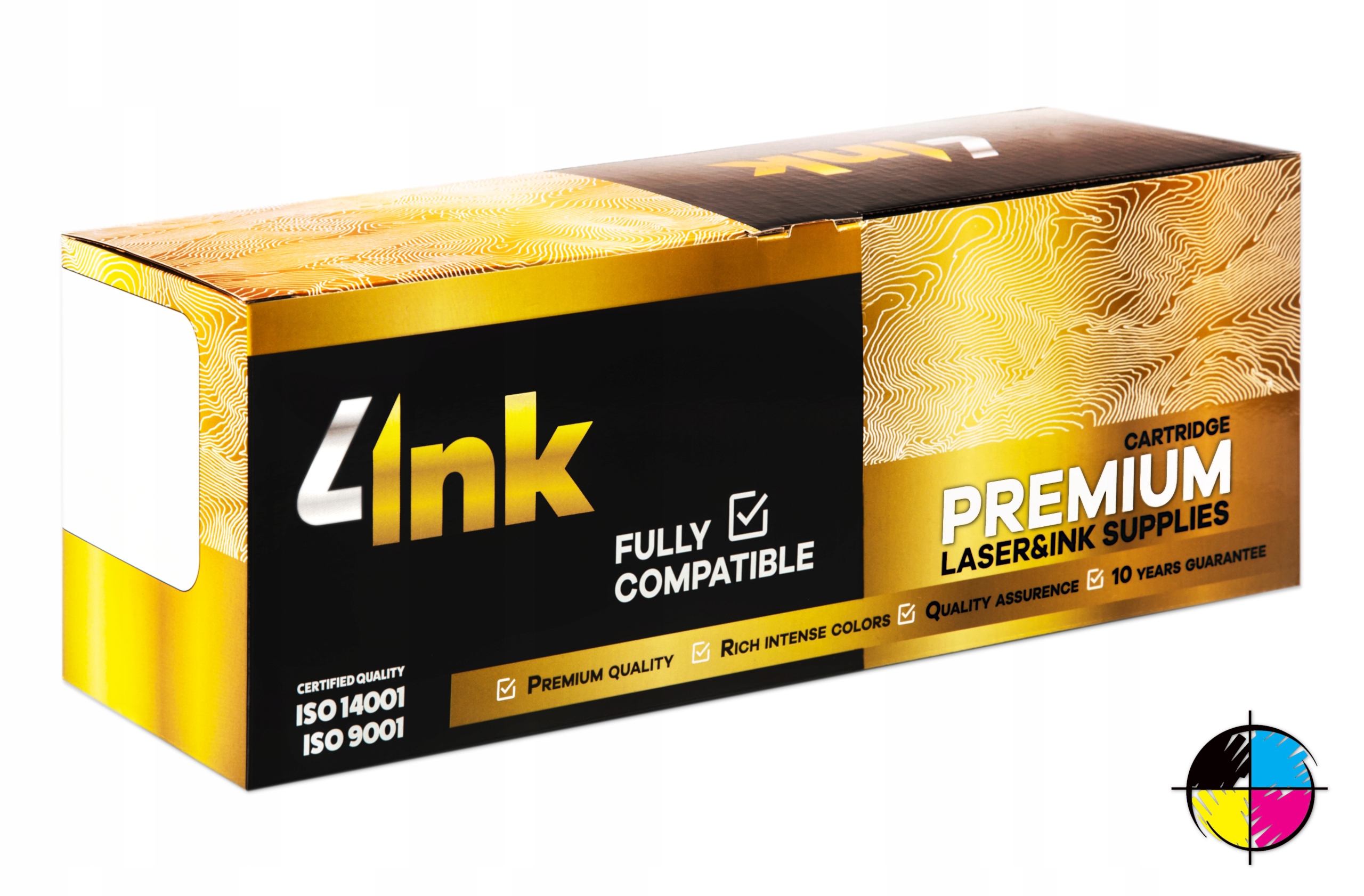 4x Toner 4INK Oki C532 C542 XL Cmyk