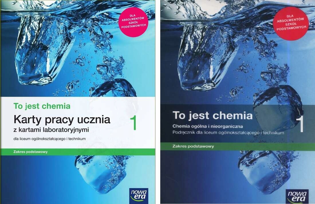 To Jest Chemia 1 E Podręcznik TO JEST CHEMIA 1 LO PODRĘCZNIK + KARTY ZP NOWA ERA (12024098619