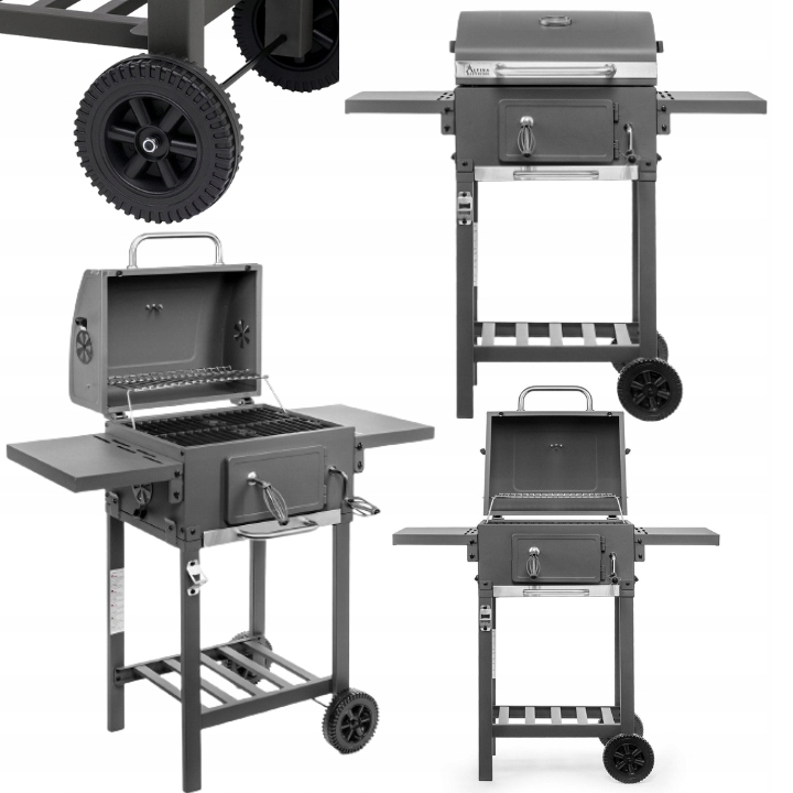 DUŻY GRIL WĘGLOWY OGRODOWY POKRYWA NA KOŁACH KORBA 13463224218 Allegro.pl