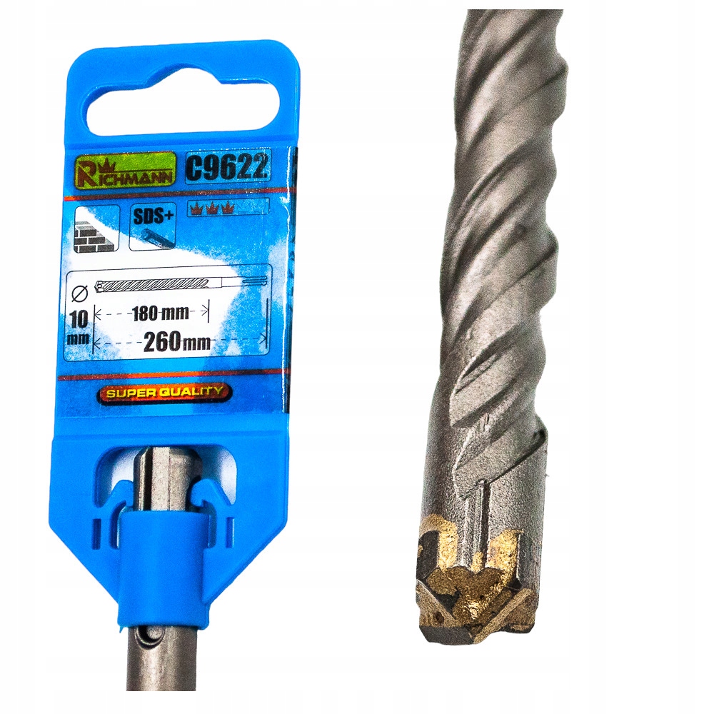 

Wiertło Do Muru Betonu fi 10x260 mm Sds-plus Widia