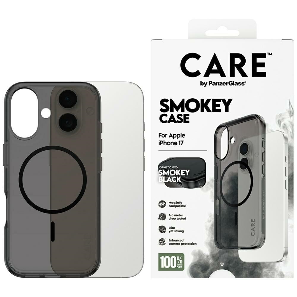Pouzdro Care by PanzerGlass Flagship Urban Explorer s černým rámečkem pro iPhone 17