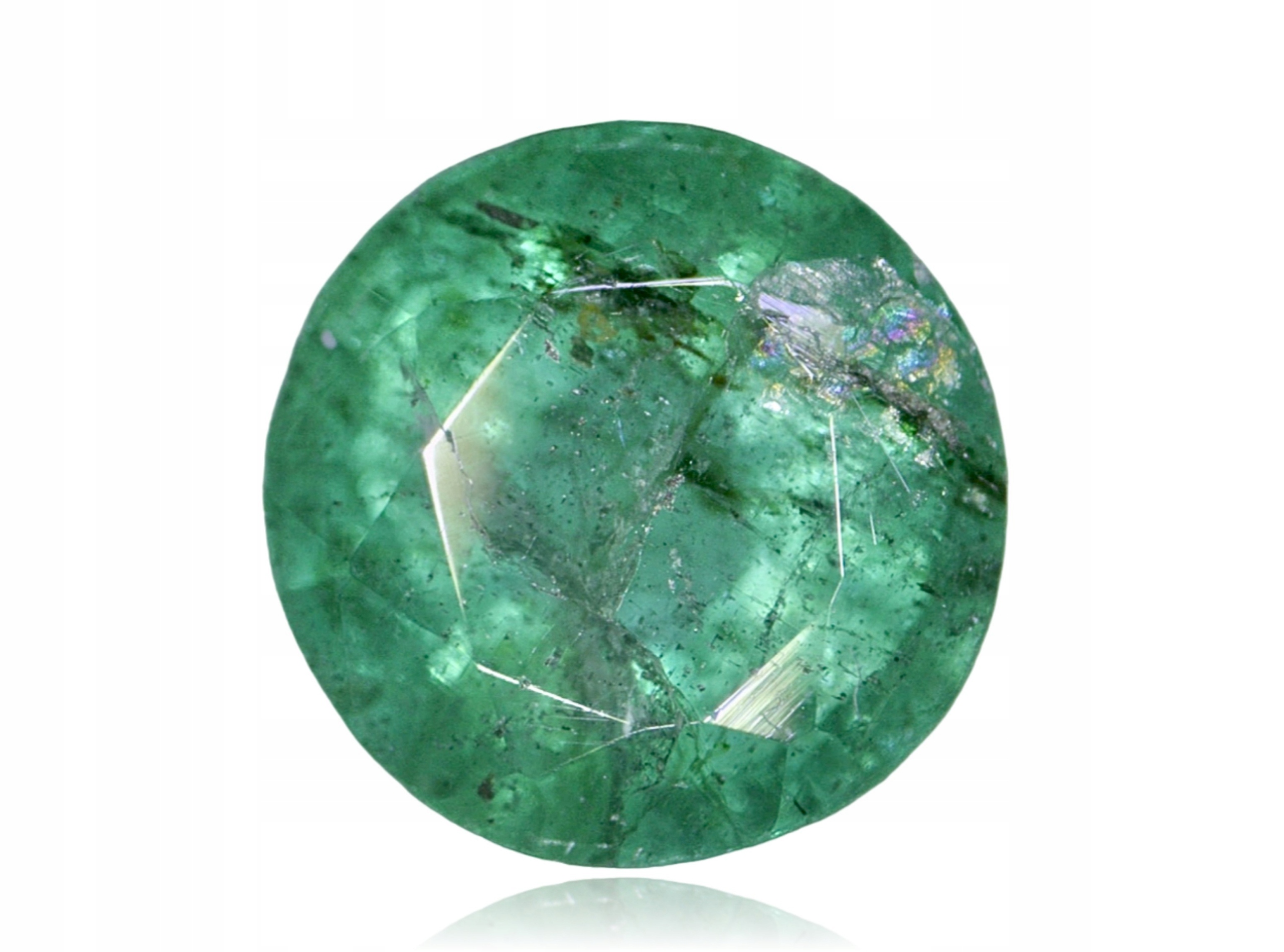 Smaragd 0.22ct Kulatý eCertifikát Wbd