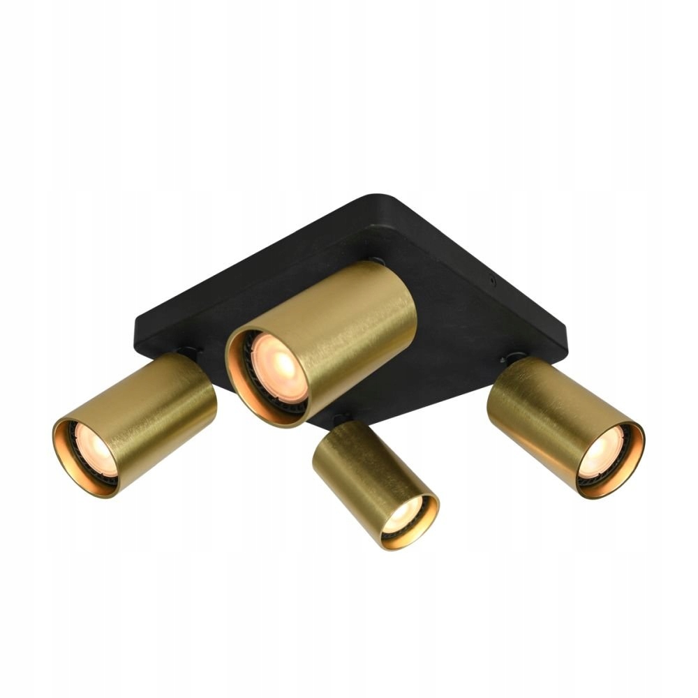 Čtvercová moderní stropní svítidlo s nastavitelným spotovým reflektorem Nesto