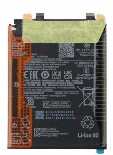 Nowy Akumulator BM5J Xiaomi 12T Pro 22081212UG