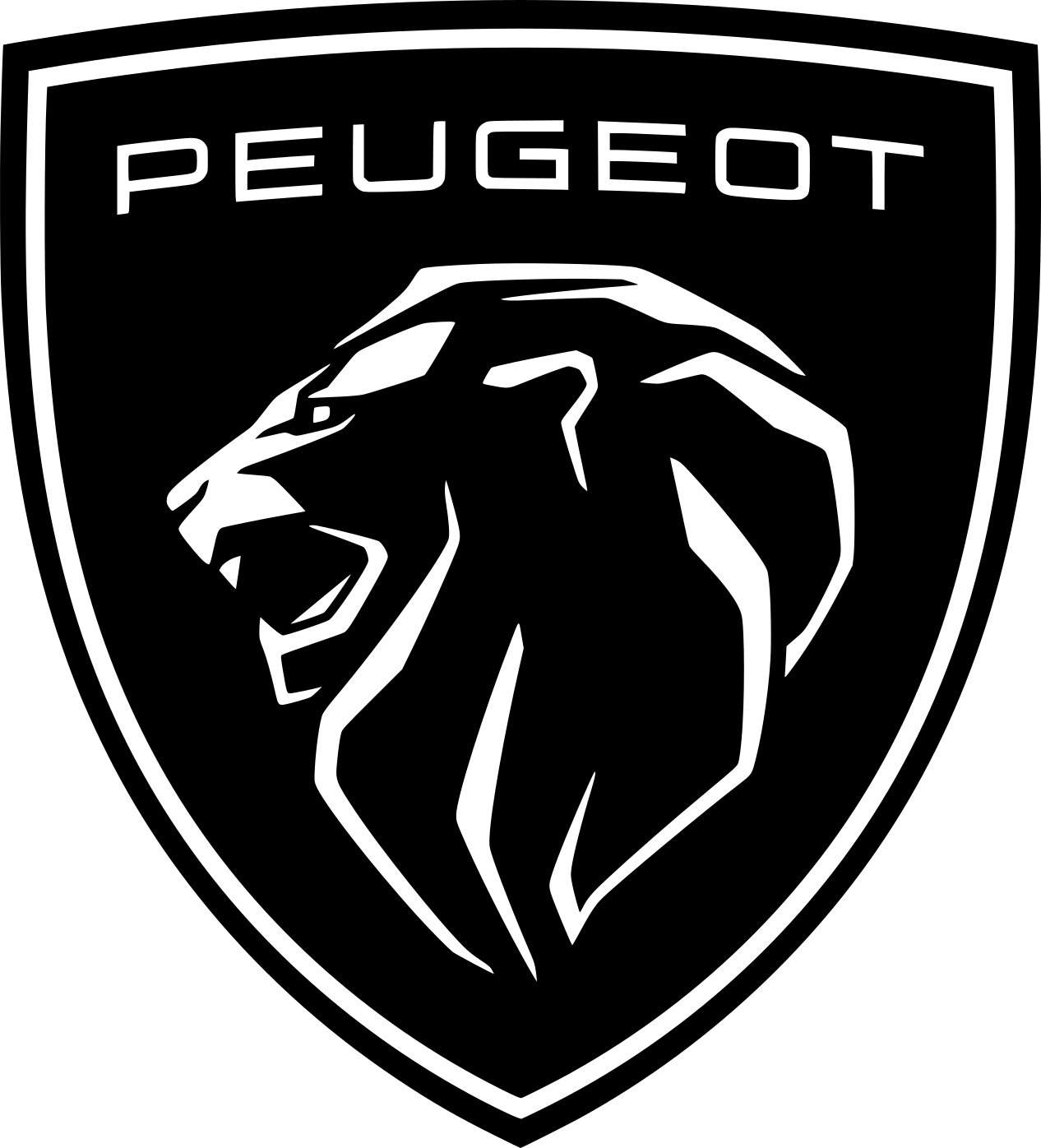

Naklejka na samochód auto, peugeot logo 2021 15cm