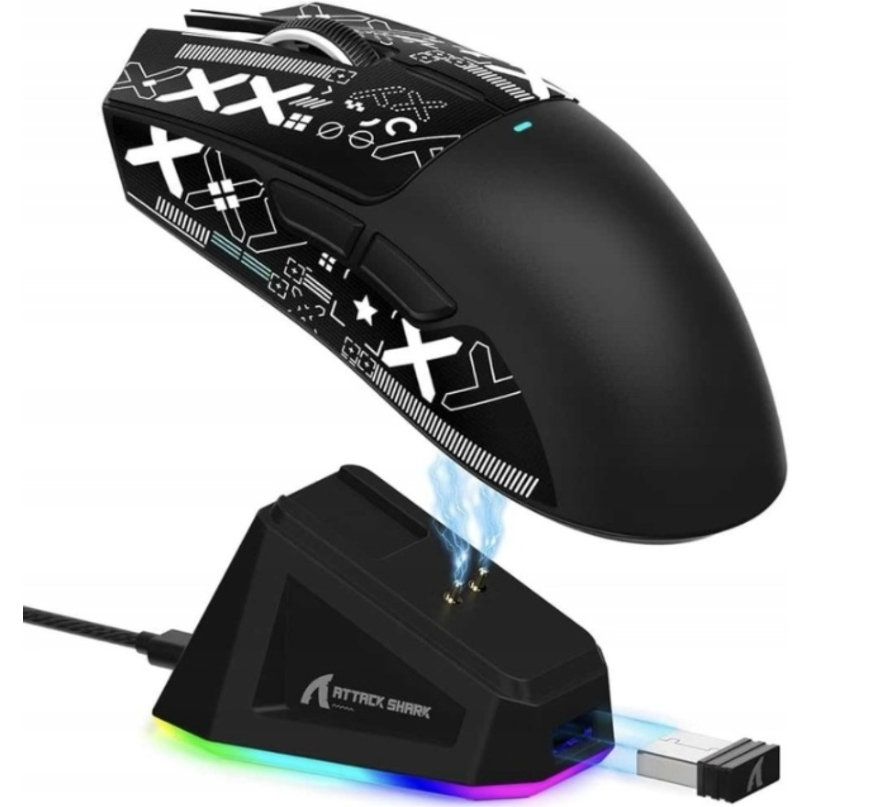 Myszka bezprzewodowa Attack Shark X11 czarna