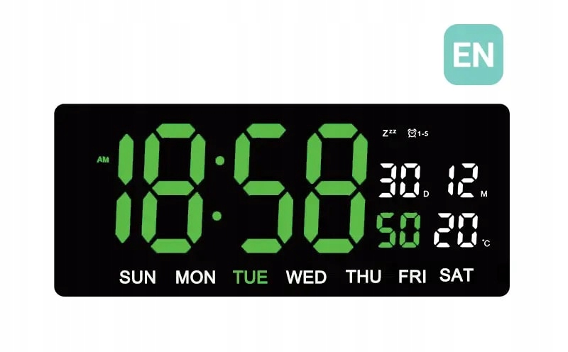 Digitálne hodiny Jvd DH3604.2, 36cm