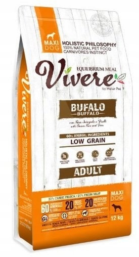 Levně Vivere Dog Maxi Adult Buffalo 12 kg