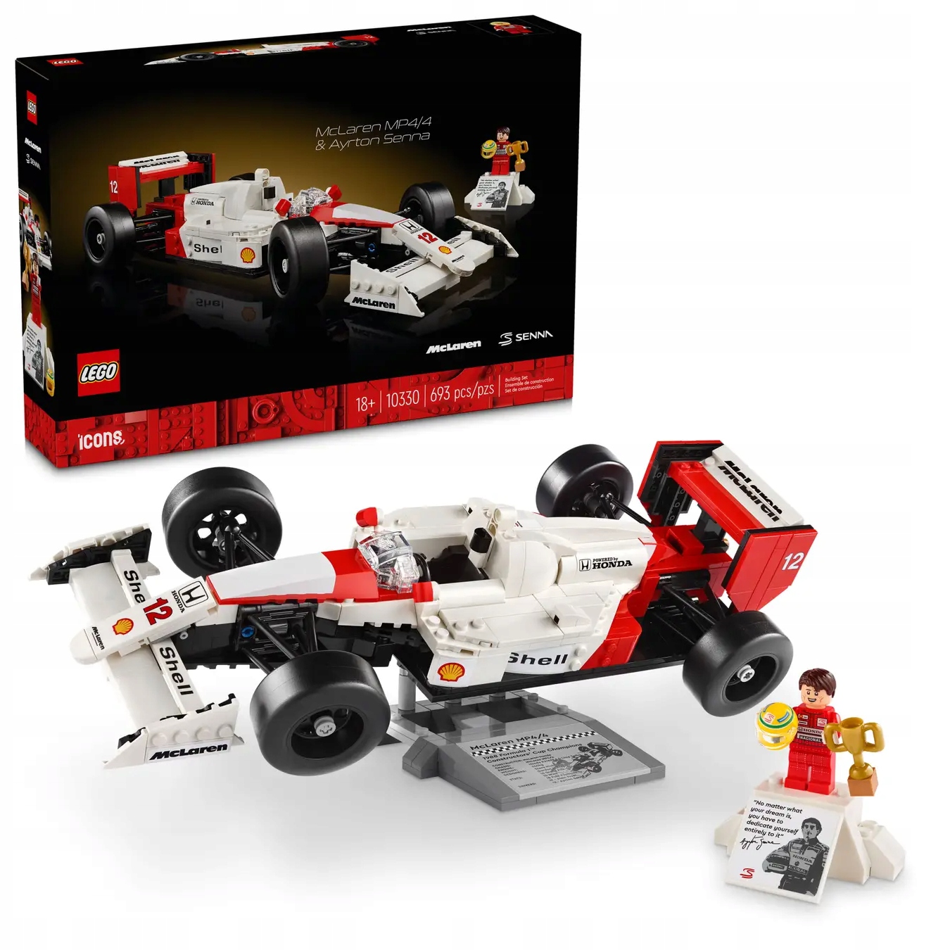 Lego Icons 10330 Formule McLAREN MP4/4 I Ayrton Senna 693