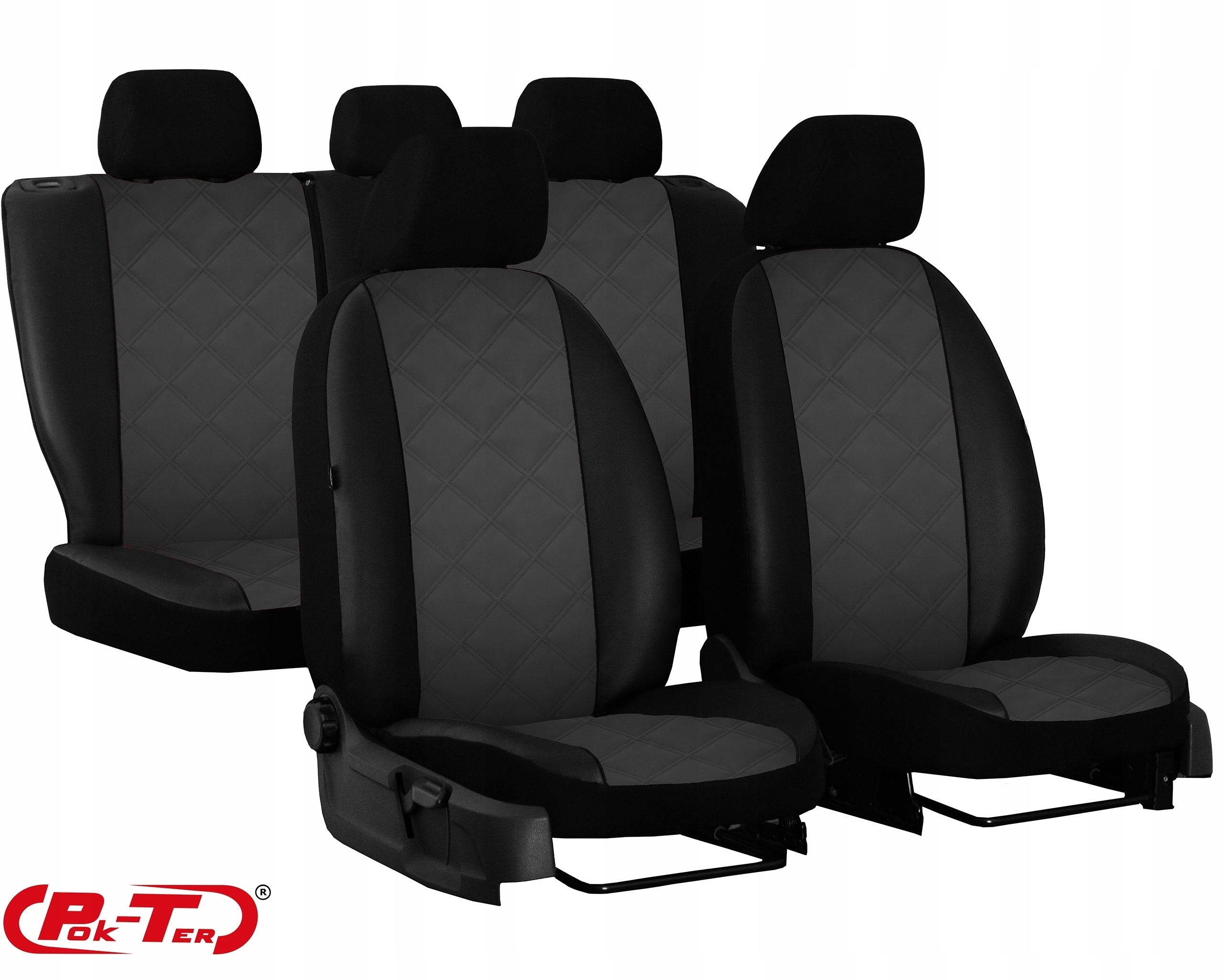 SKÓRA POKROWCE MIAROWE do do TOYOTA YARIS 4 HYBRID Model Forced