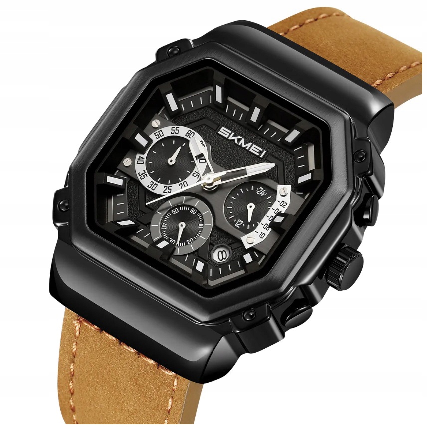 Pánské hodinky Skmei skm.125181f.mn analogový pásek chronograf datumovka stopky