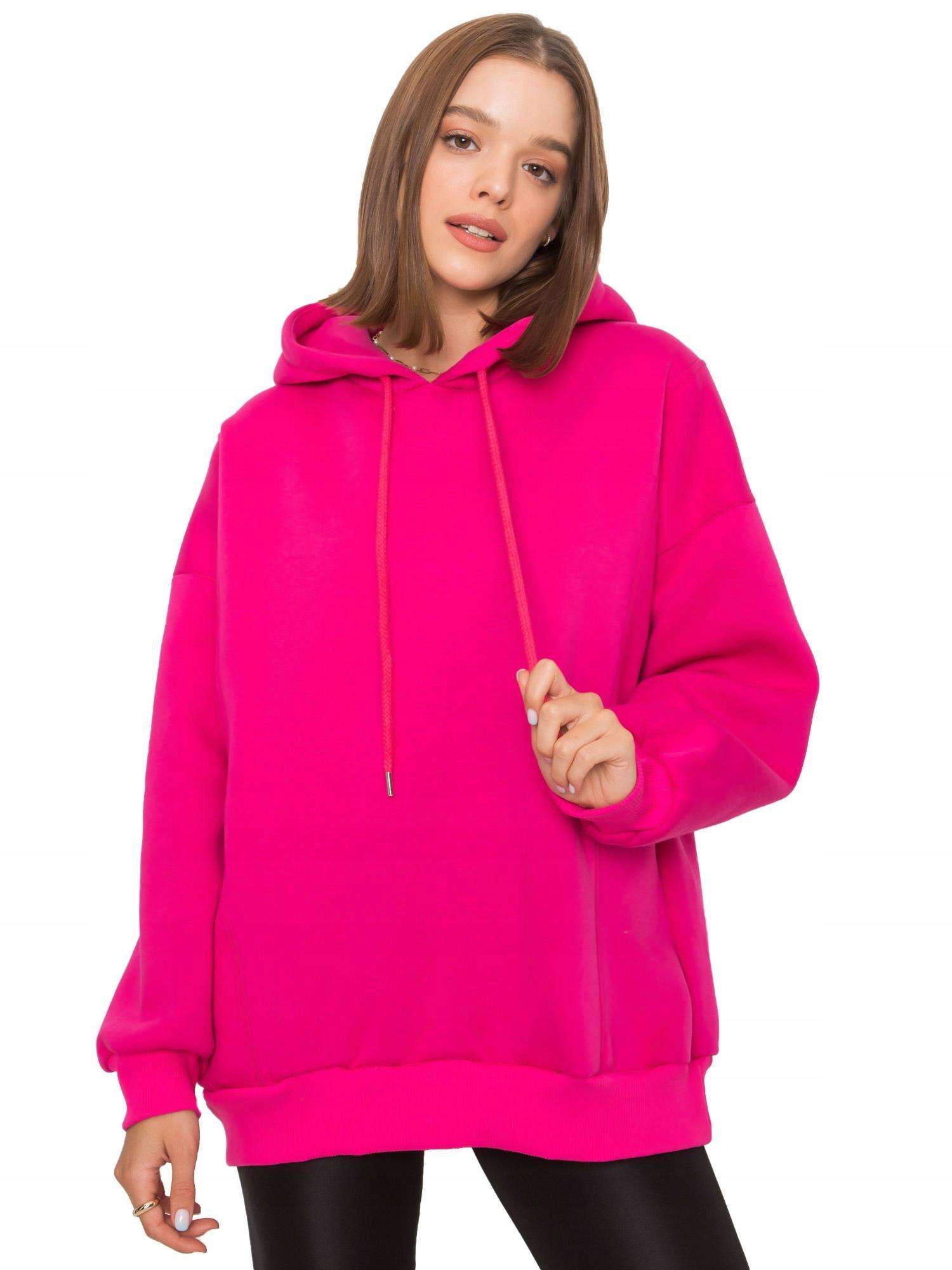 

Bluza damska dresowa Z Kapturem kangurka kieszenie