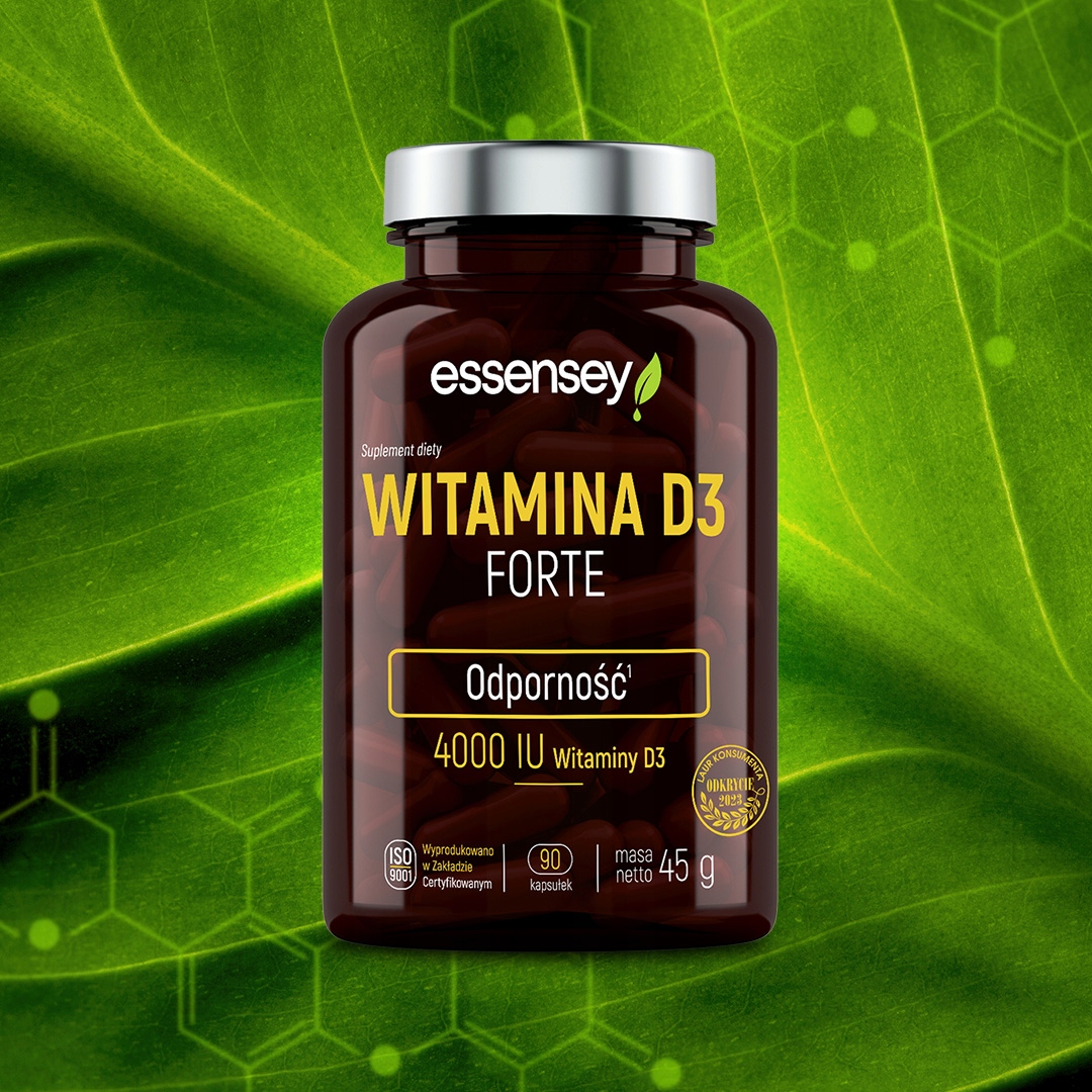 VITAMIN D3 FORTE 4000 IU IMMUNITY HEALTHY TEETH BONES MUSCLES VIT D VEGAN Capsule form