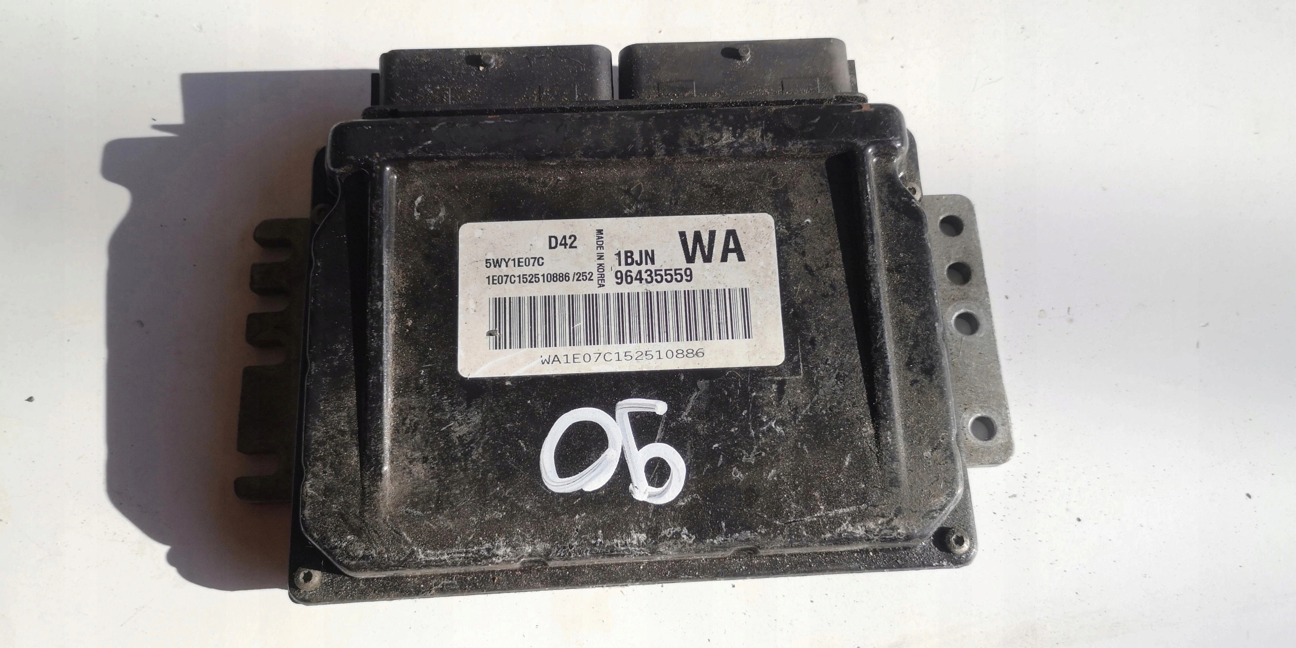computer ECU CHEVROLET AVEO 5WY1E07C original