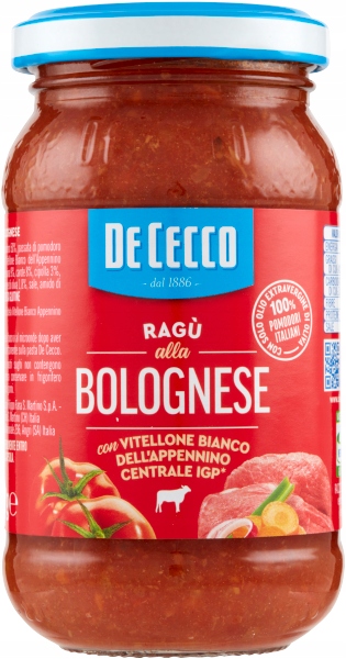 De Cecco Ragu Alla Bolognese sos do makaronu 190 g