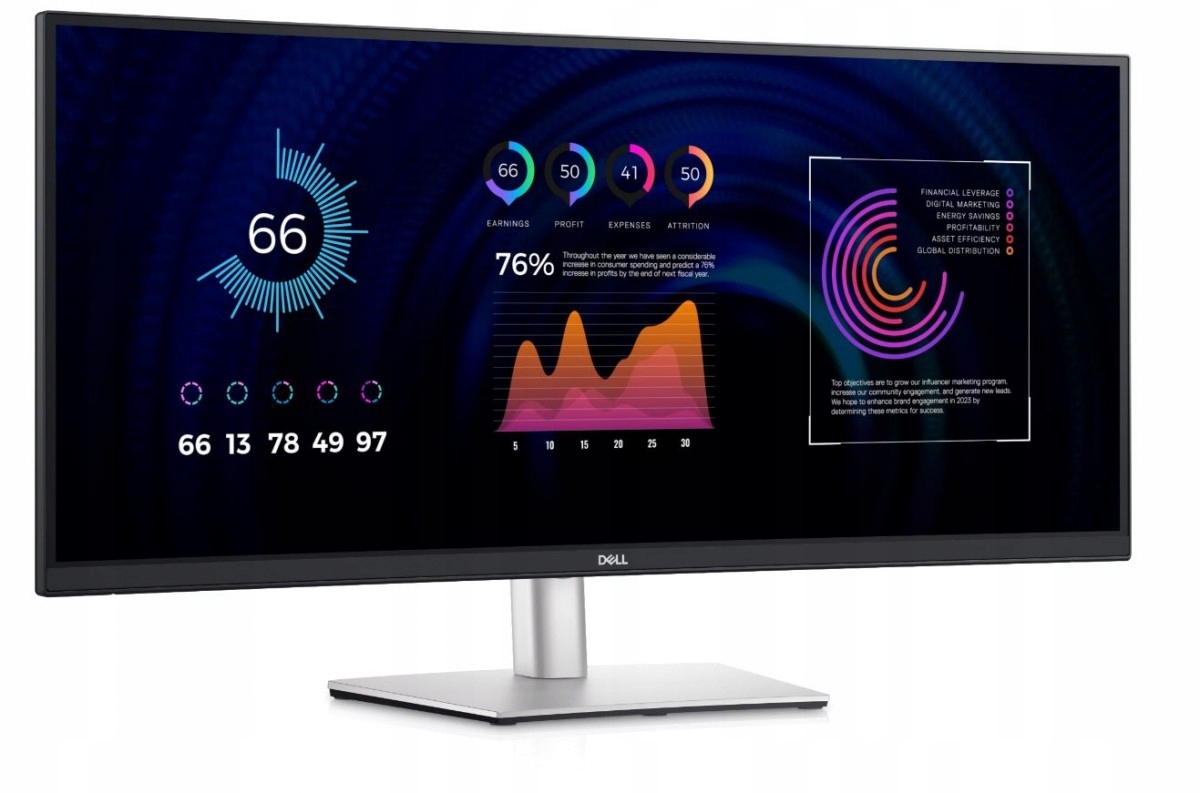 Dell Monitor zakrzywiony 34 cale P3424WE