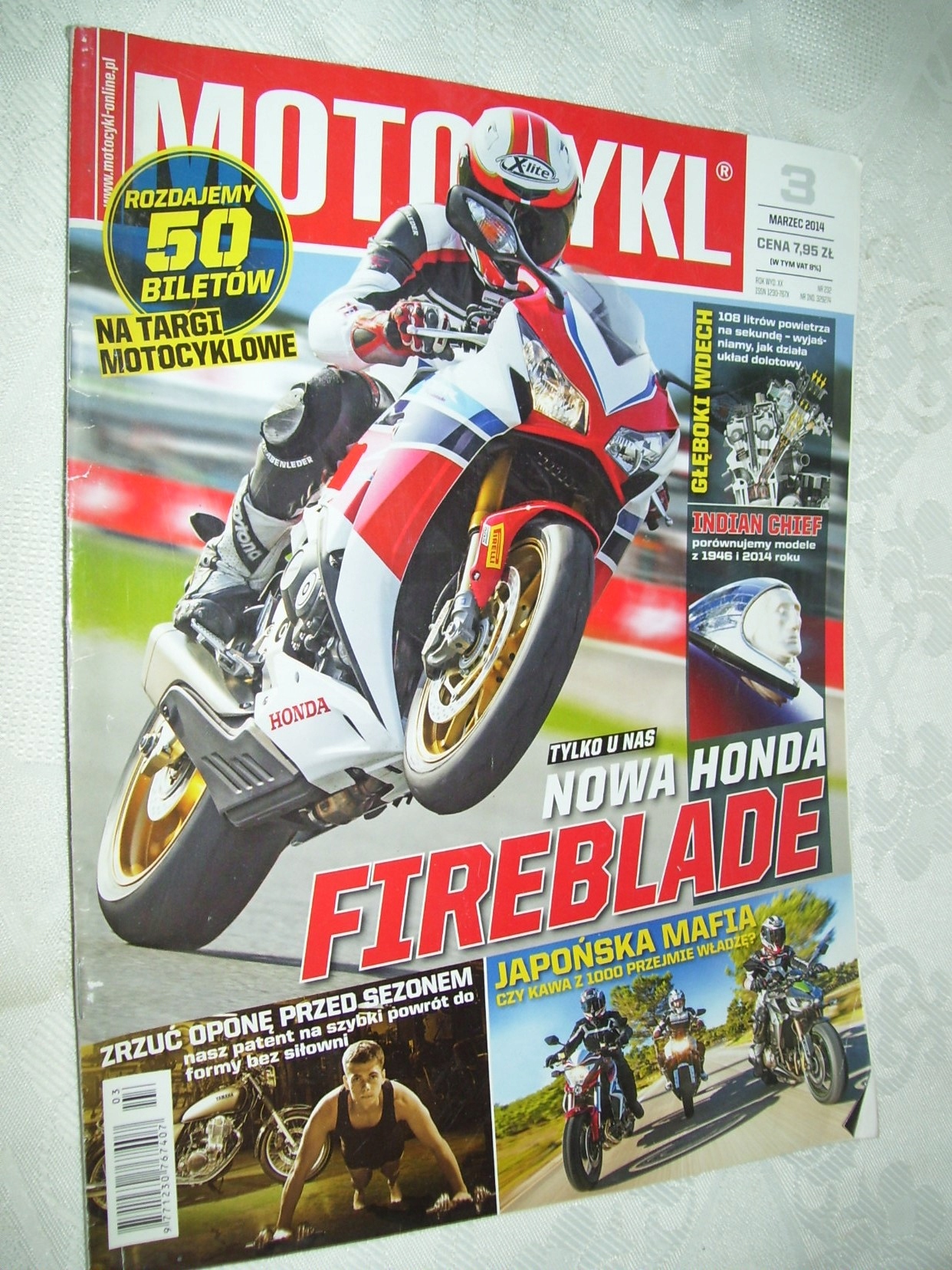 MOTOCYKL - NOWA HONDA FIREBLADE - 3/2014