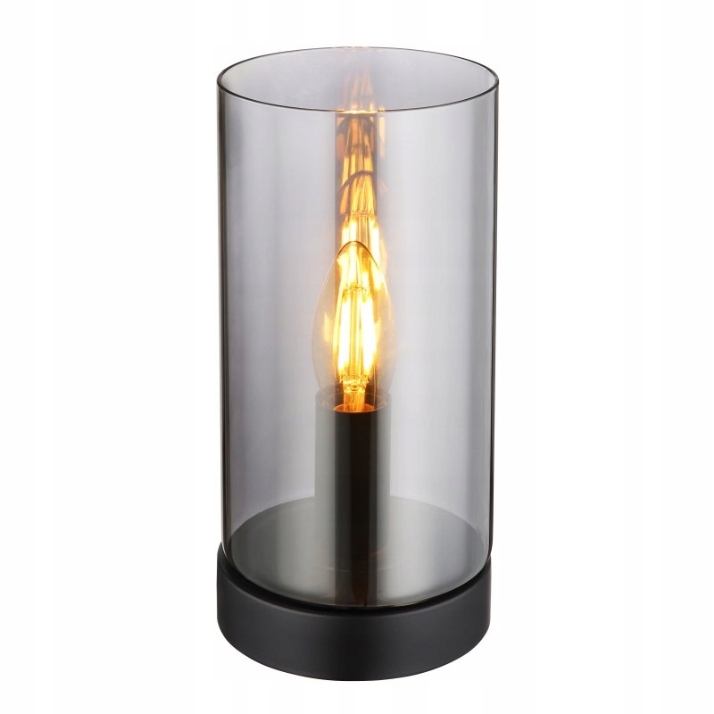 Černá stolní lampa Olly s měkkým světlem do kanceláře i obývacího pokoje Globo