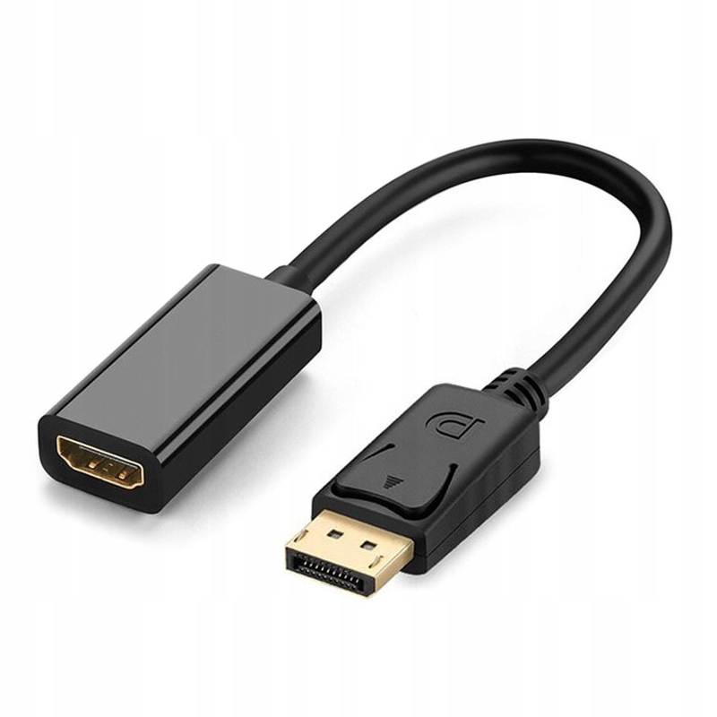 ADAPTER KABEL DISPLAYPORT 1.2 DO HDMI 1.4 DISPLAY PORT DP 4K 23cm