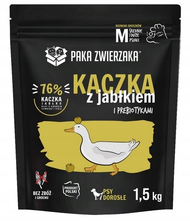 Levně Krmivo Paka Zwierzaka s jablkem 1,5 kg