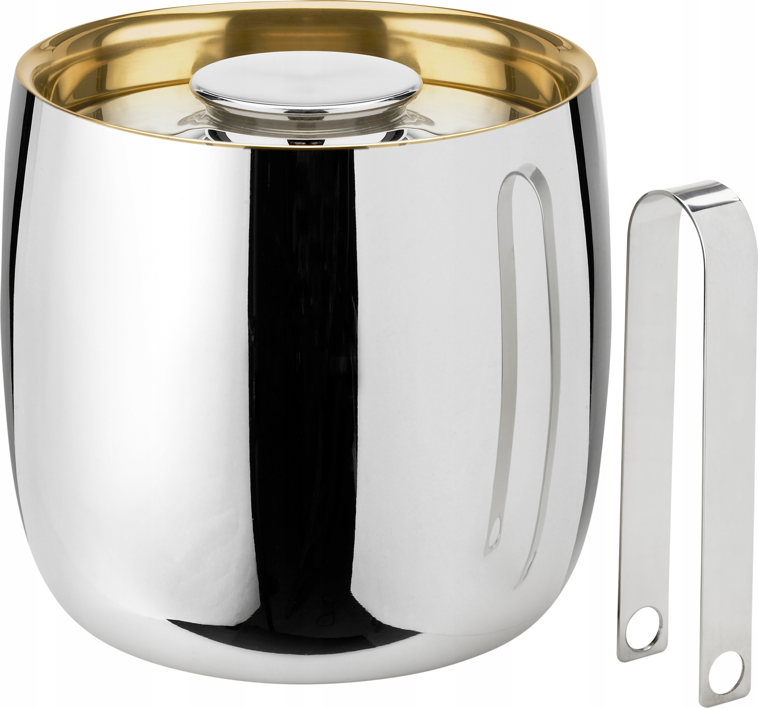 Stelton Norman Foster Oceľové Vedierko na šampanské nádoba na ľad Kliešte