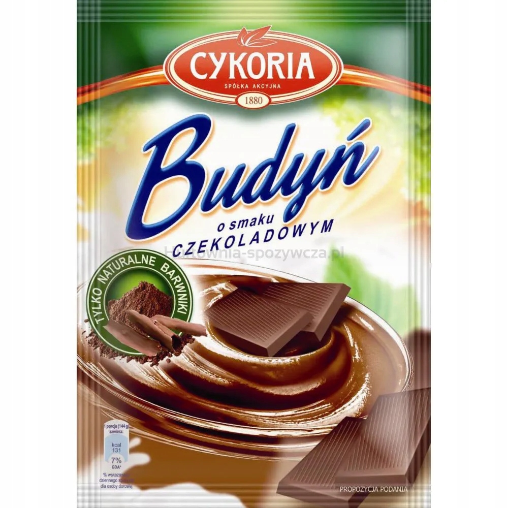 Cykoria Puding Bez cukru Čokoládová 40 G