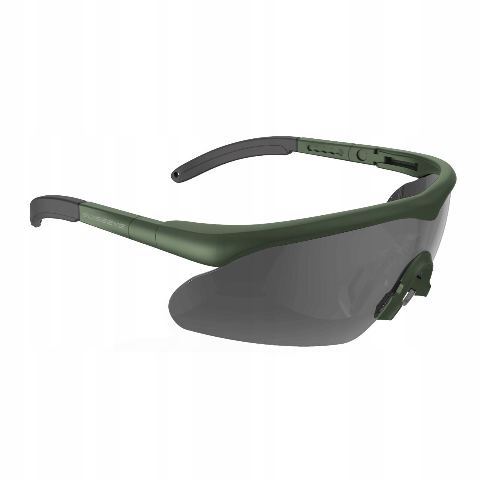 Swiss Eye Raptor Pro – Střelecké brýle se 3 vyměnitelnými hledáčky. Olivová barva