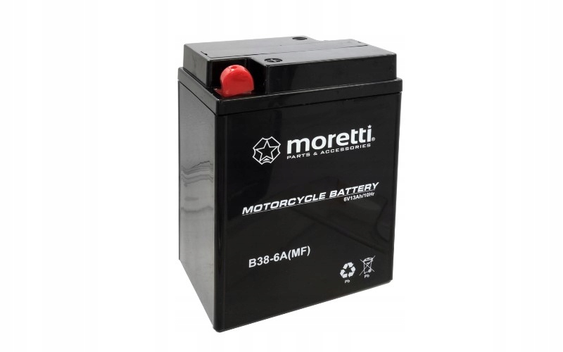 

Motocyklowy akumulator 13Ah MB38-6A Gel Moretti