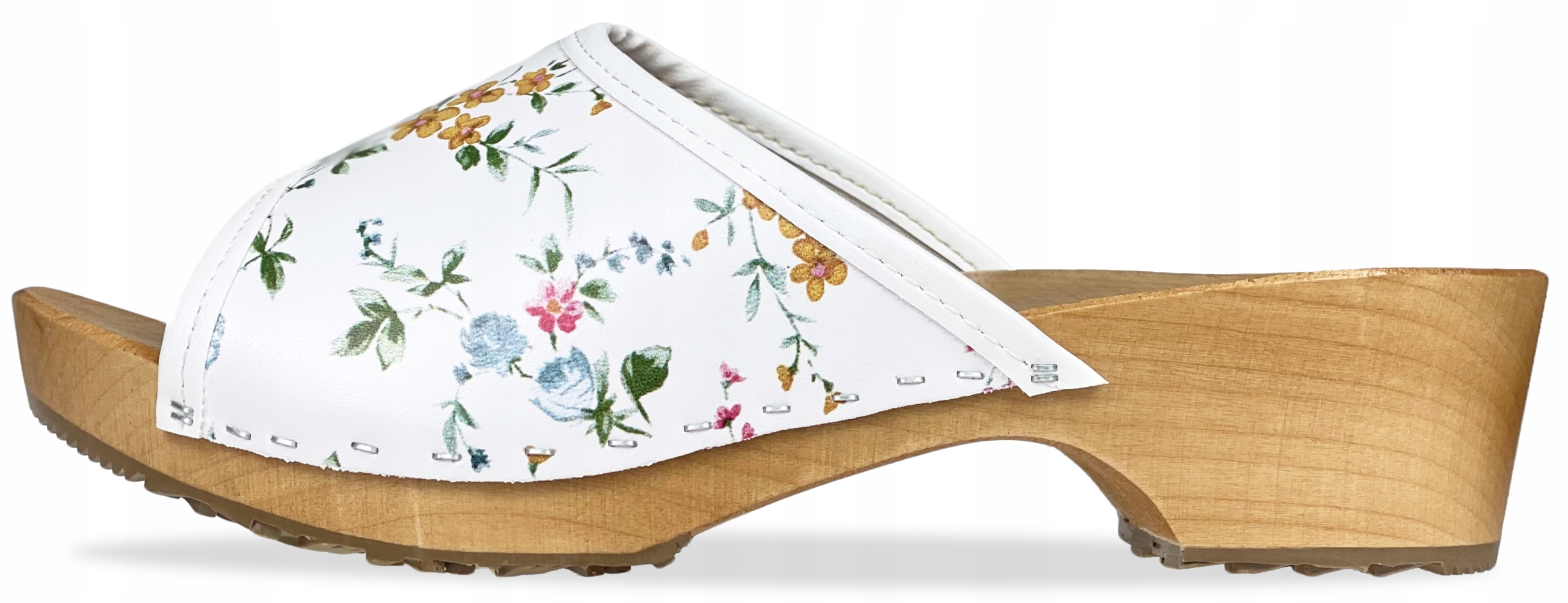 

Drewniaki Chodaki Damskie Skórzane Kapcie ROZ.40