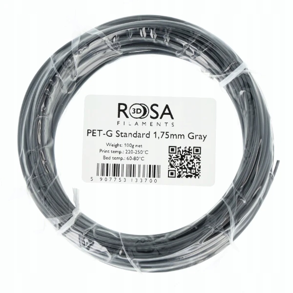 

Pet-g Standard 1,75mm Gray 100g
