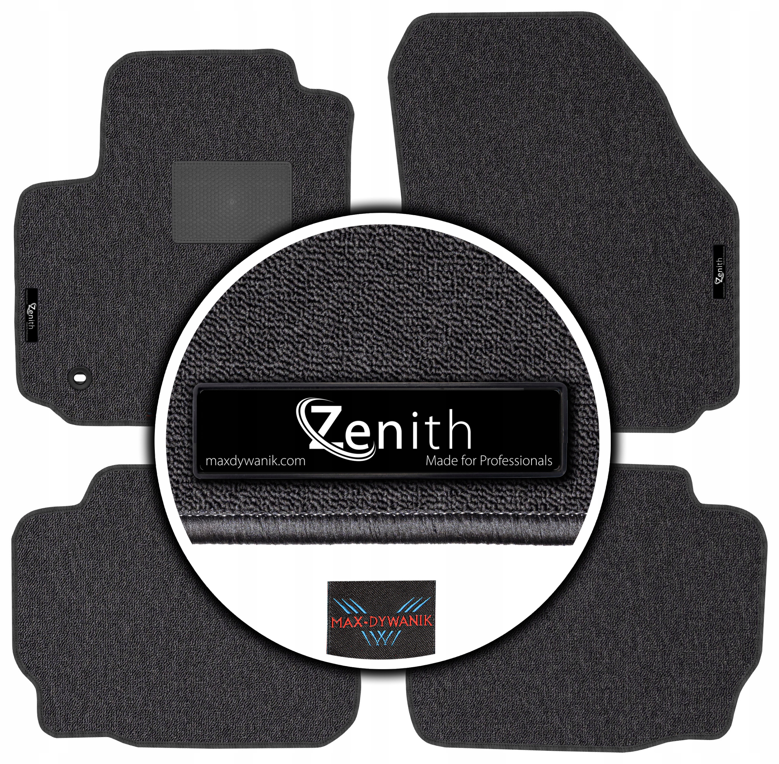 Ford Mondeo MK4 2007-2012 Koberce do auta Max-dywanik Zenith
