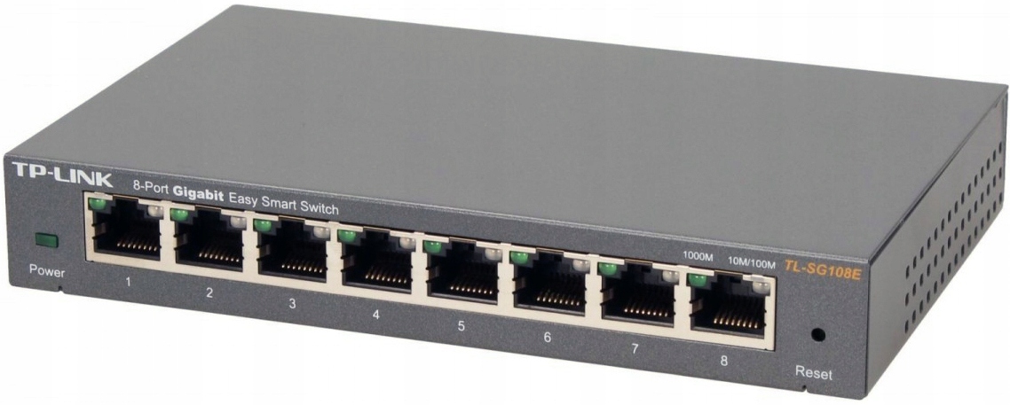 Switch Przełącznik Smart TP-Link TL-SG108E 8 portów gigabitowych Plug&Play