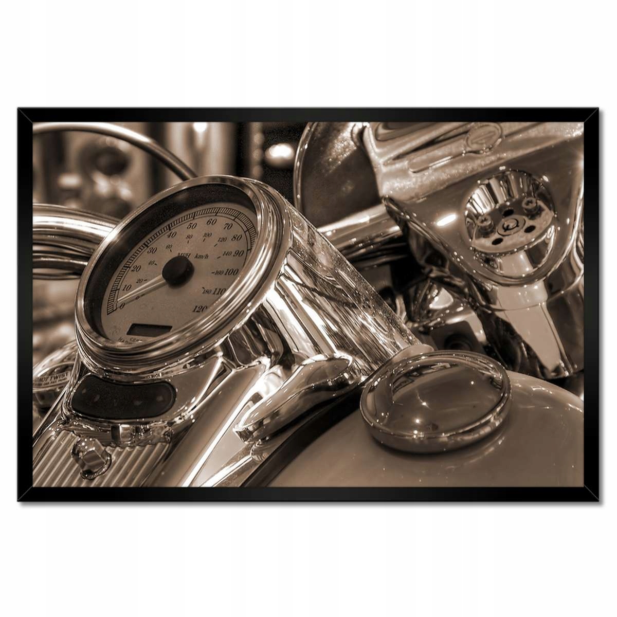 Plakáty v rámu 60x40 Harley Davidson Motocykl