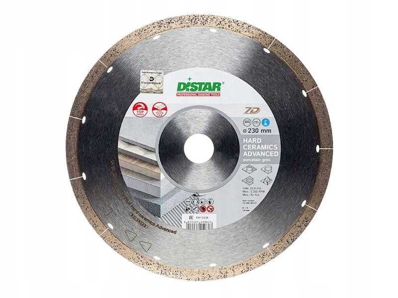 Distar Tarcza Diamentowa Do Ceramiki I Gresu Hard Ceramics Advanced 200mm