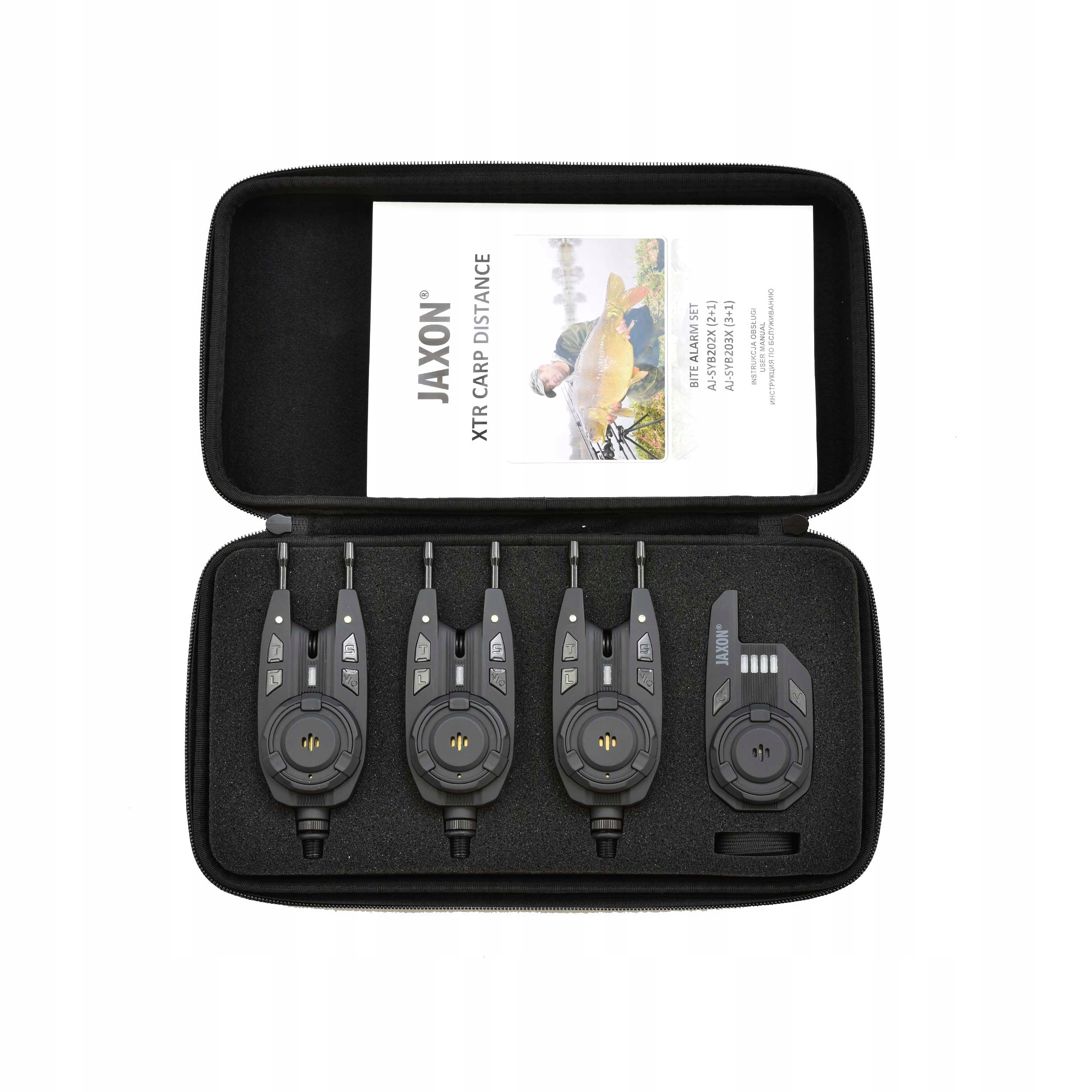 Zestaw sygnalizatorów Jaxon Xtr Carp Distance 3+1
