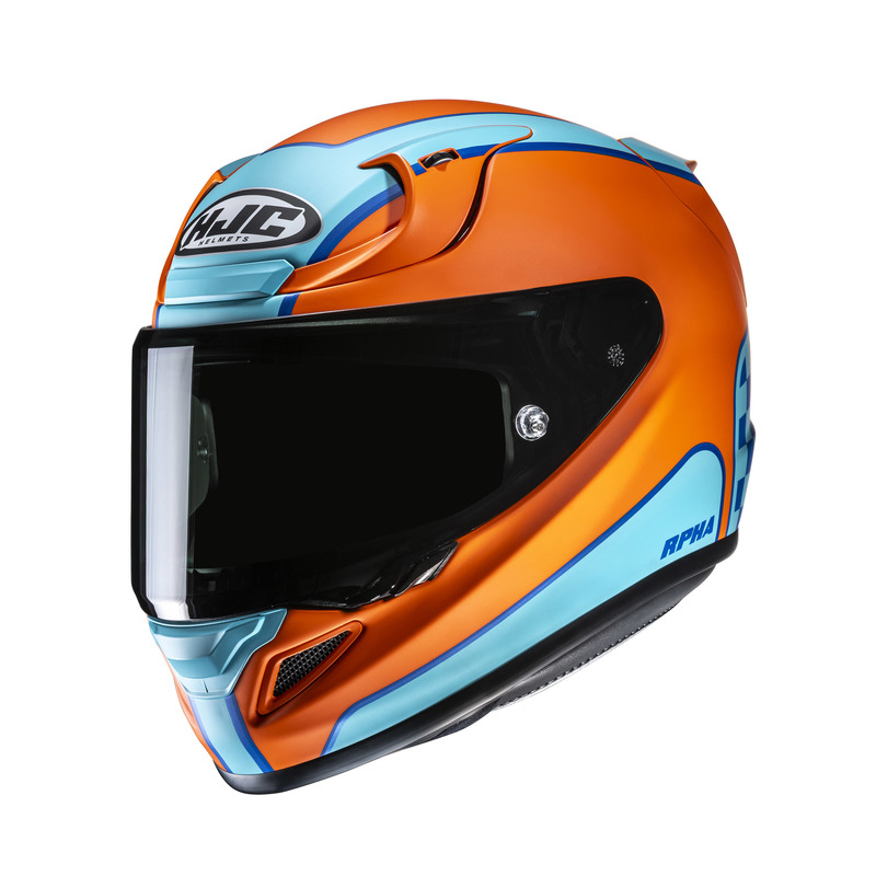 Motocyklová Prilba Hjc RPHA12 Respon Orange Blue L
