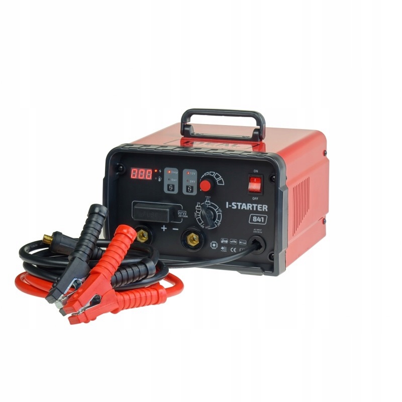 Automobilový usmerňovač s štartérom I-starter 841 Ideal 230V s káblami