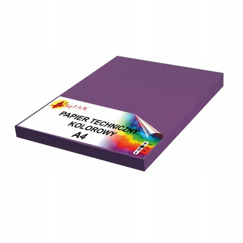 

Papier techniczny A4 160g fioletowy ciemnyv2 50ark