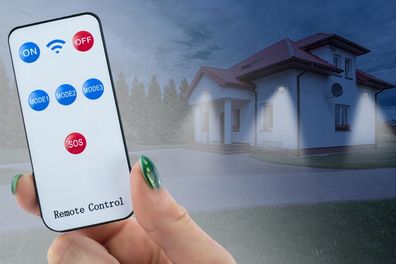 LAMPA LED Z PANELEM SOLARNYM Z CZUJKĄ RUCHU IP65 Kod producenta NasSol100COB