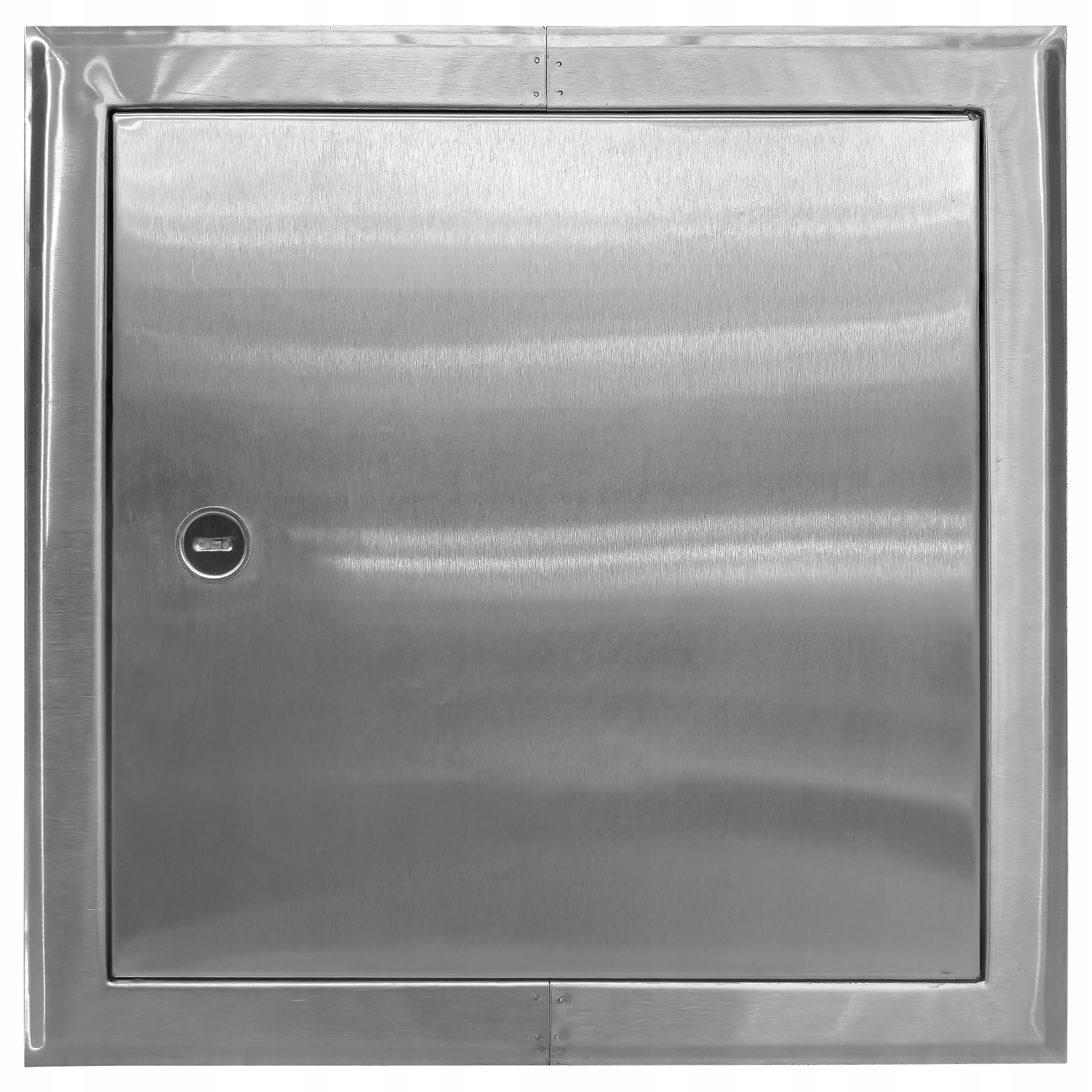 Komínová dvířka nerezová, chrom, výbrus 30x30 cm