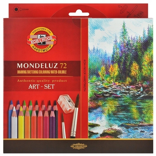 

Kredki Akwarelowe Mondeluz 72 Kol. Koh-i-noor 3714